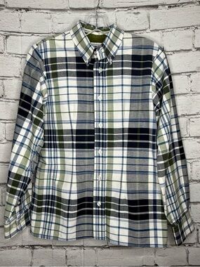 Cinch Womens Long Sleeve Button Down Shirt Size M Plaid Western Cowgirl Rodeo
